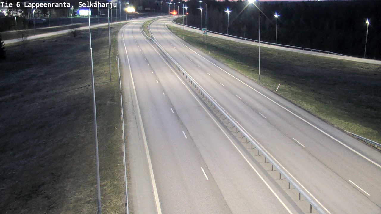Weather Camera Image Road 6 Lappeenranta, Selkäharju, Lappeenranta, Etelä-Karjala