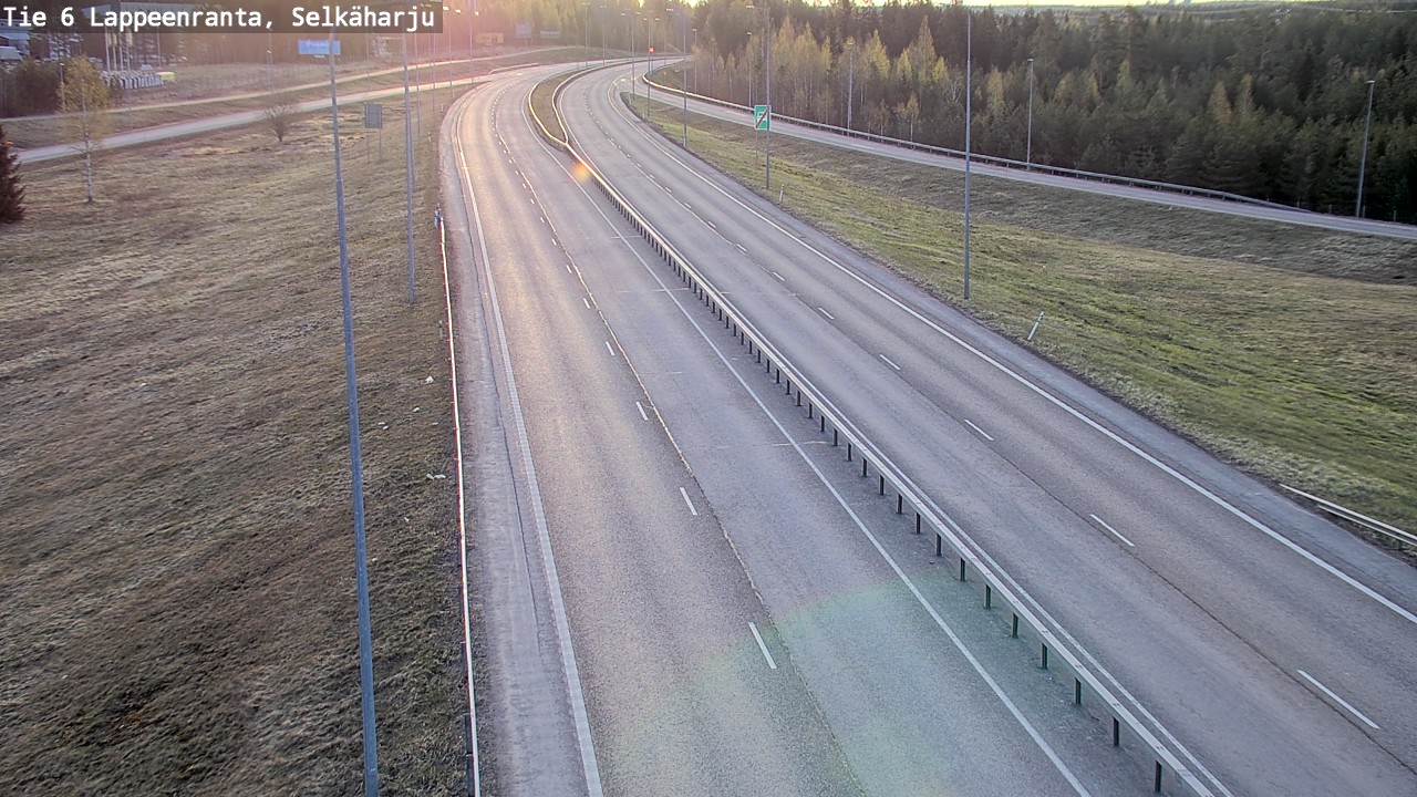 Weather Camera Image Road 6 Lappeenranta, Selkäharju, Lappeenranta, Etelä-Karjala