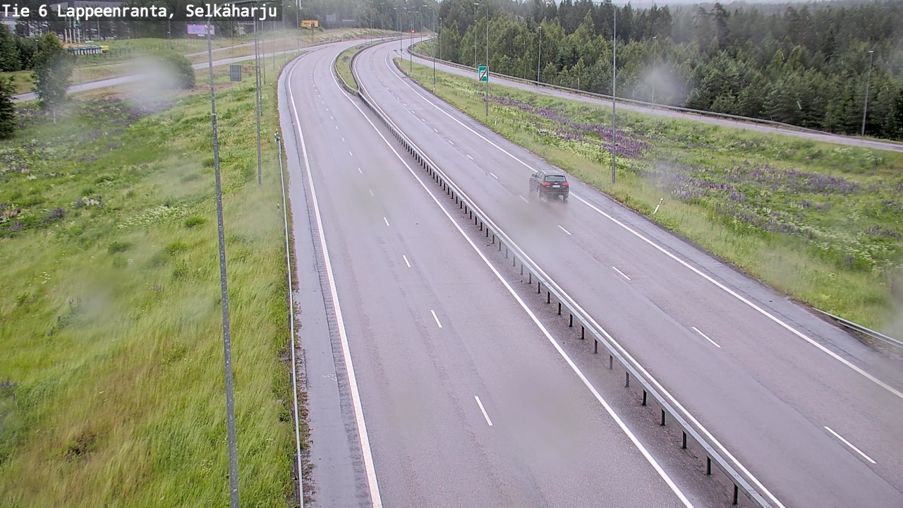 Weather Camera Image Road 6 Lappeenranta, Selkäharju, Lappeenranta, Etelä-Karjala