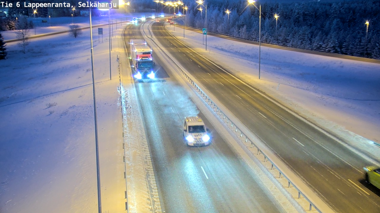 Weather Camera Image Road 6 Lappeenranta, Selkäharju, Lappeenranta, Etelä-Karjala