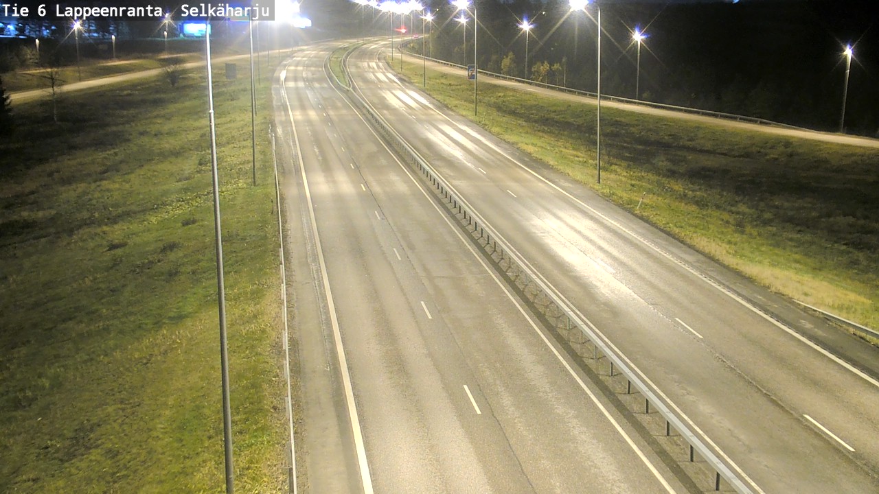 Weather Camera Image Väg 6 Villmanstrand, Selkäharju, Lappeenranta, Etelä-Karjala