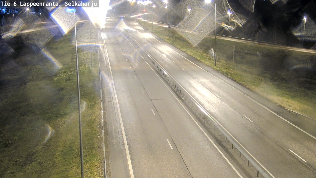 Weather Camera Image Road 6 Lappeenranta, Selkäharju, Lappeenranta, Etelä-Karjala