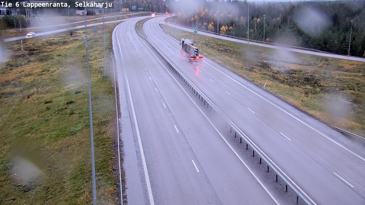 Weather Camera Image Road 6 Lappeenranta, Selkäharju, Lappeenranta, Etelä-Karjala