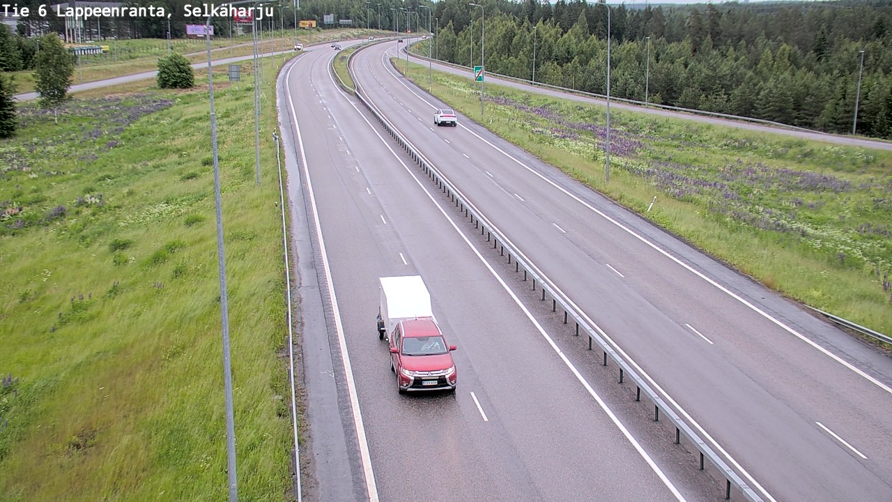 Weather Camera Image Road 6 Lappeenranta, Selkäharju, Lappeenranta, Etelä-Karjala