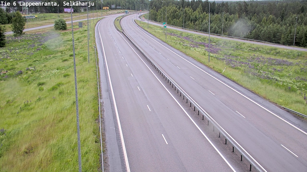 Weather Camera Image Road 6 Lappeenranta, Selkäharju, Lappeenranta, Etelä-Karjala