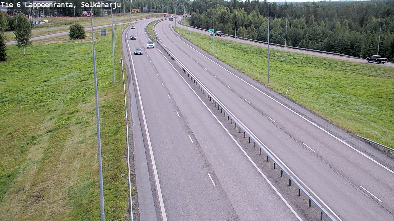 Weather Camera Image Road 6 Lappeenranta, Selkäharju, Lappeenranta, Etelä-Karjala