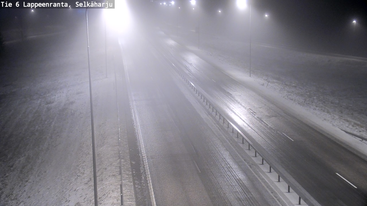 Weather Camera Image Road 6 Lappeenranta, Selkäharju, Lappeenranta, Etelä-Karjala