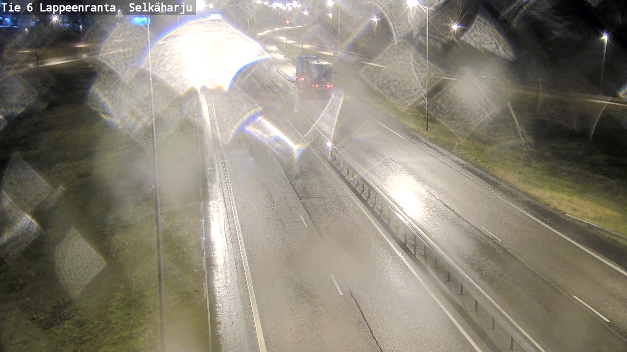 Weather Camera Image Road 6 Lappeenranta, Selkäharju, Lappeenranta, Etelä-Karjala