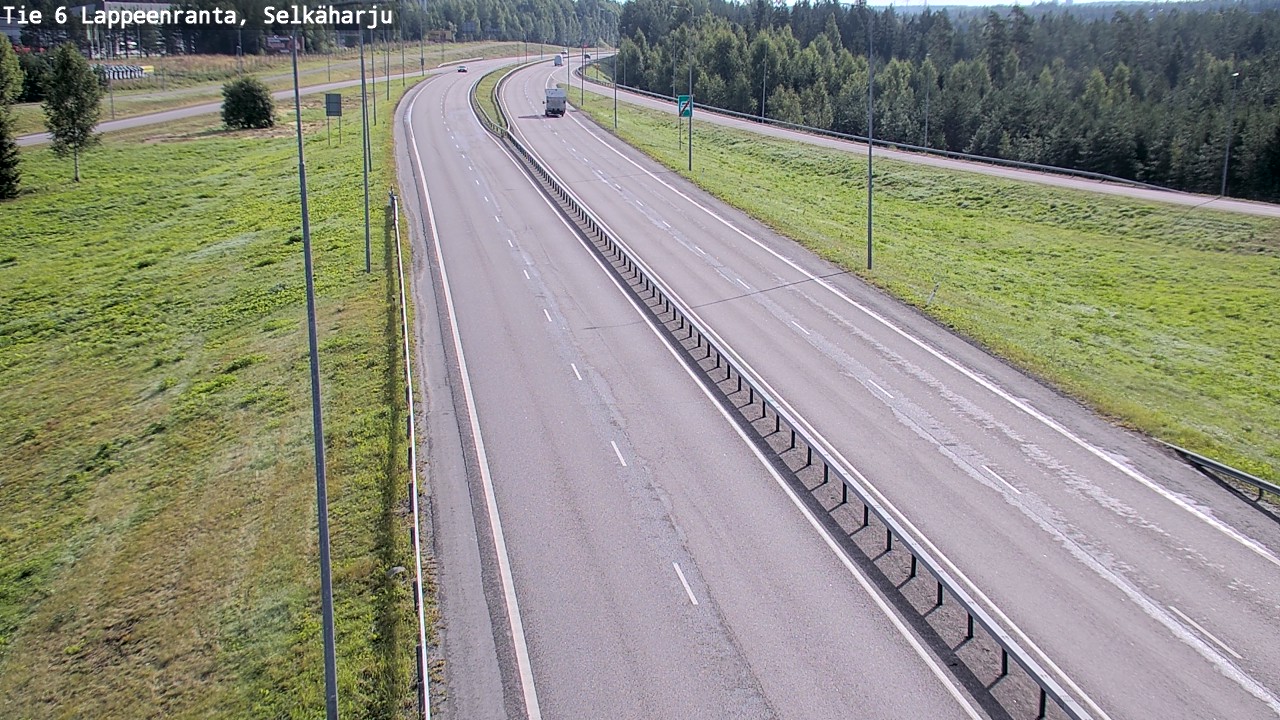 Weather Camera Image Road 6 Lappeenranta, Selkäharju, Lappeenranta, Etelä-Karjala