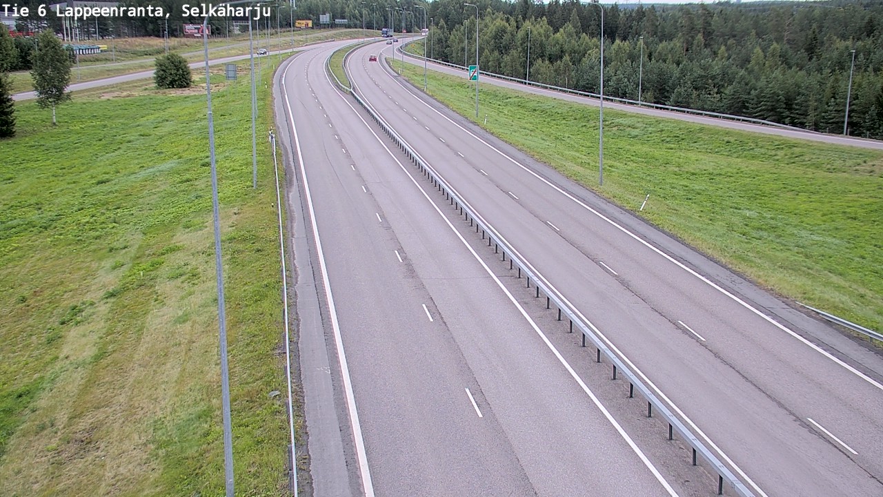 Weather Camera Image Road 6 Lappeenranta, Selkäharju, Lappeenranta, Etelä-Karjala