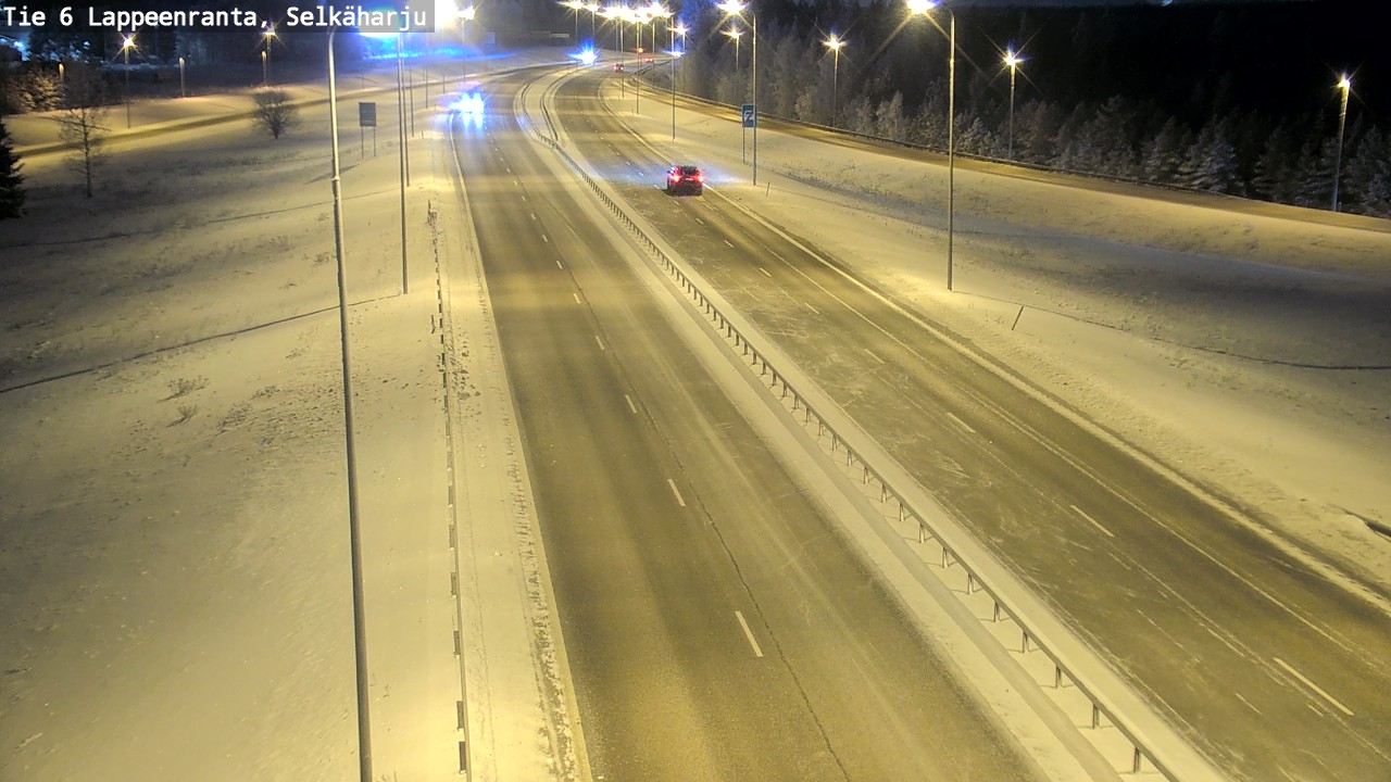 Weather Camera Image Road 6 Lappeenranta, Selkäharju, Lappeenranta, Etelä-Karjala
