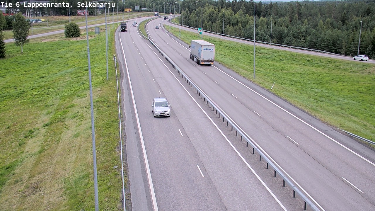 Weather Camera Image Väg 6 Villmanstrand, Selkäharju, Lappeenranta, Etelä-Karjala