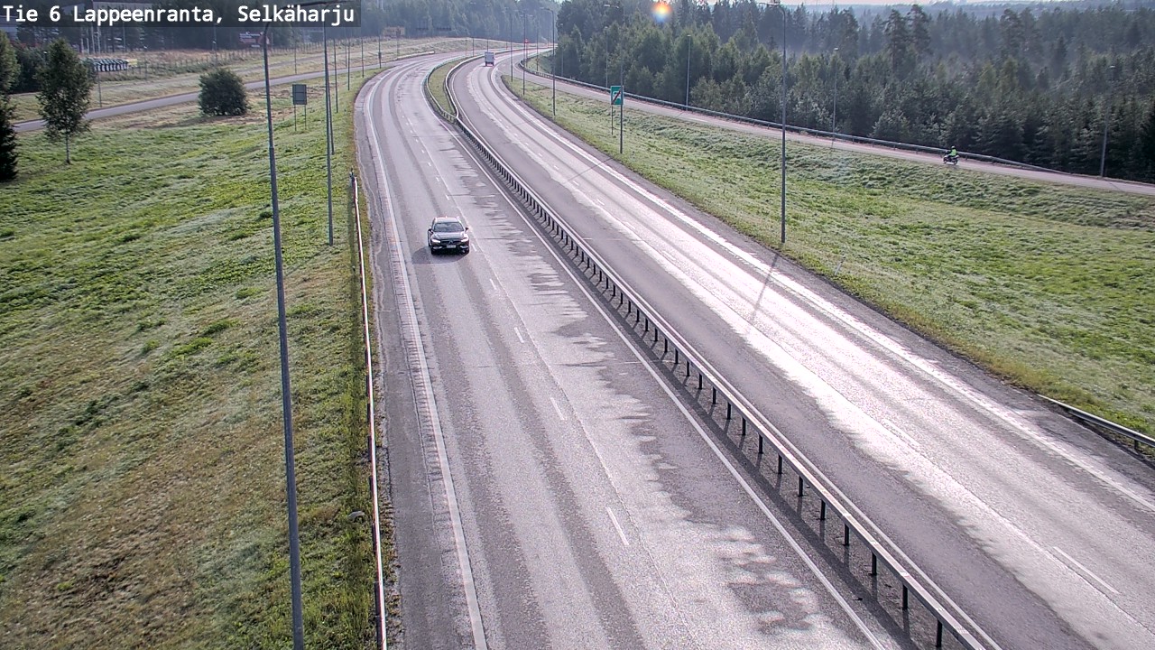 Weather Camera Image Road 6 Lappeenranta, Selkäharju, Lappeenranta, Etelä-Karjala