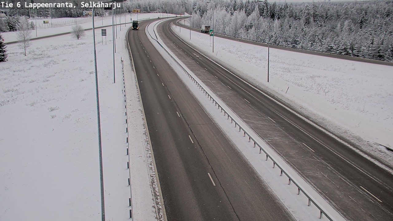 Weather Camera Image Road 6 Lappeenranta, Selkäharju, Lappeenranta, Etelä-Karjala