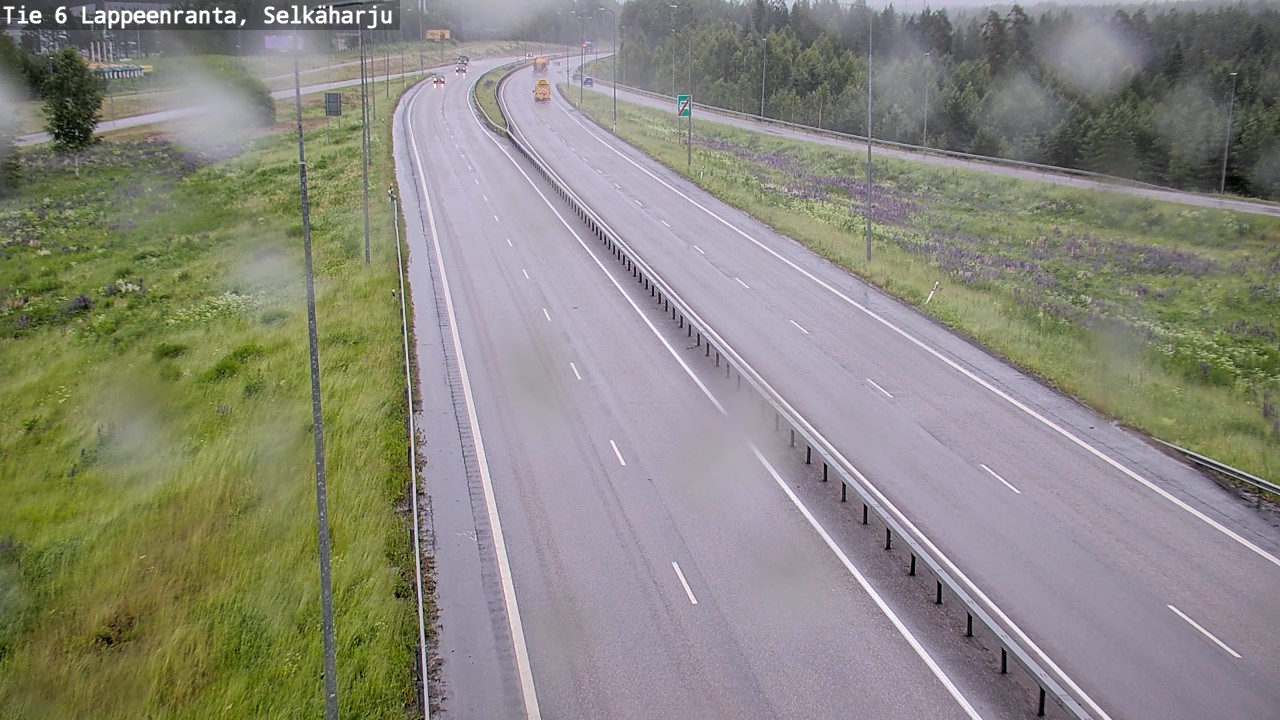 Weather Camera Image Road 6 Lappeenranta, Selkäharju, Lappeenranta, Etelä-Karjala