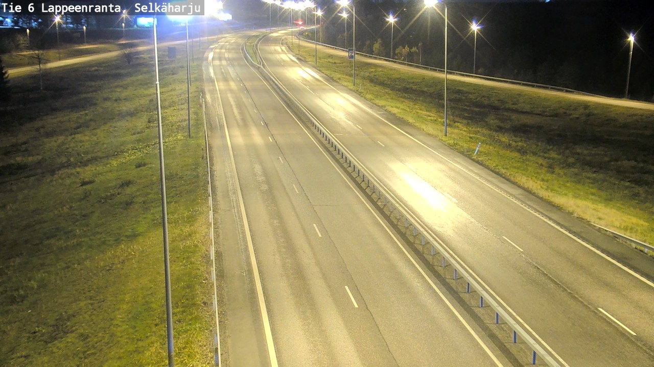 Weather Camera Image Väg 6 Villmanstrand, Selkäharju, Lappeenranta, Etelä-Karjala
