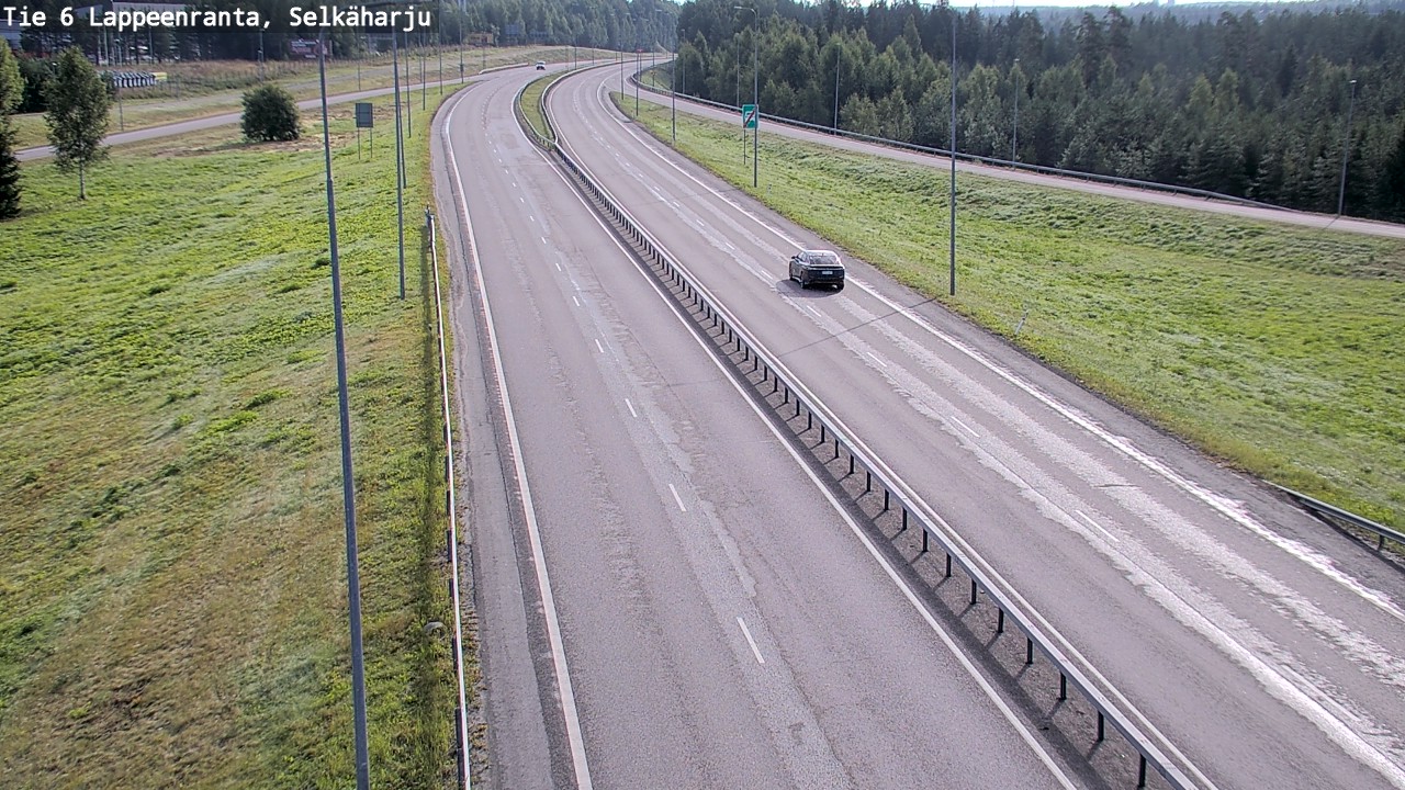 Weather Camera Image Road 6 Lappeenranta, Selkäharju, Lappeenranta, Etelä-Karjala