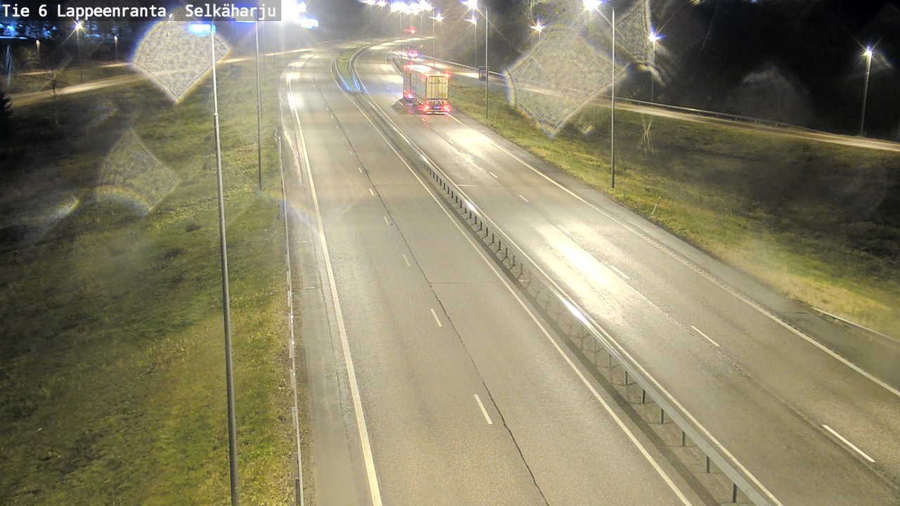 Weather Camera Image Road 6 Lappeenranta, Selkäharju, Lappeenranta, Etelä-Karjala