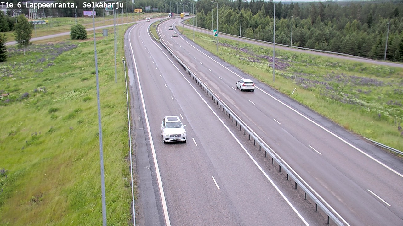 Weather Camera Image Road 6 Lappeenranta, Selkäharju, Lappeenranta, Etelä-Karjala