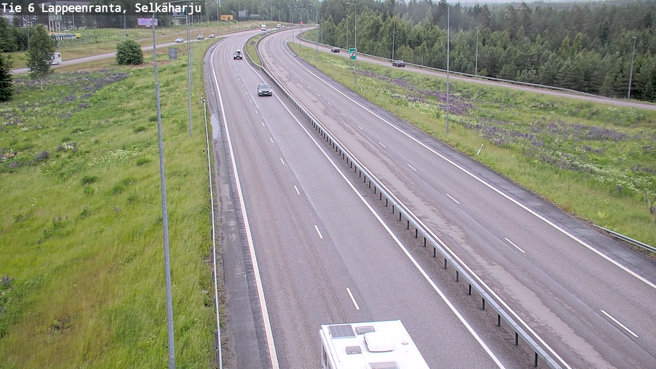 Weather Camera Image Road 6 Lappeenranta, Selkäharju, Lappeenranta, Etelä-Karjala