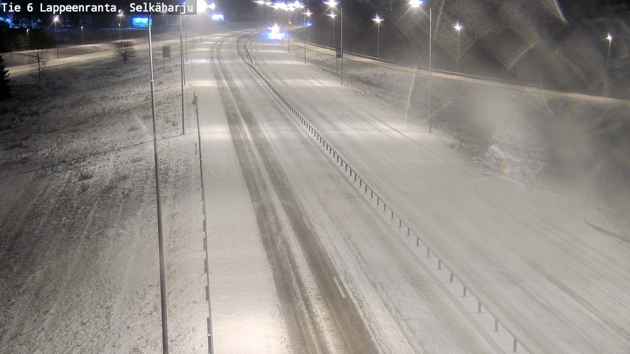 Weather Camera Image Väg 6 Villmanstrand, Selkäharju, Lappeenranta, Etelä-Karjala