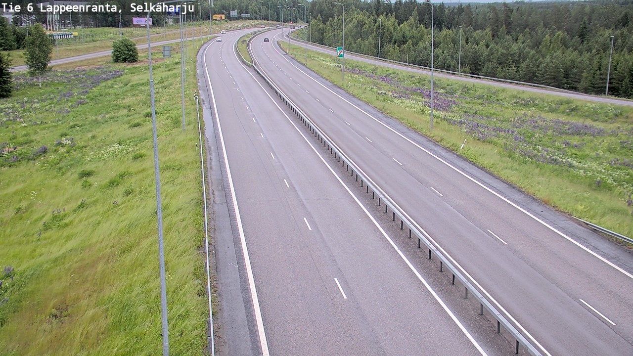 Weather Camera Image Road 6 Lappeenranta, Selkäharju, Lappeenranta, Etelä-Karjala