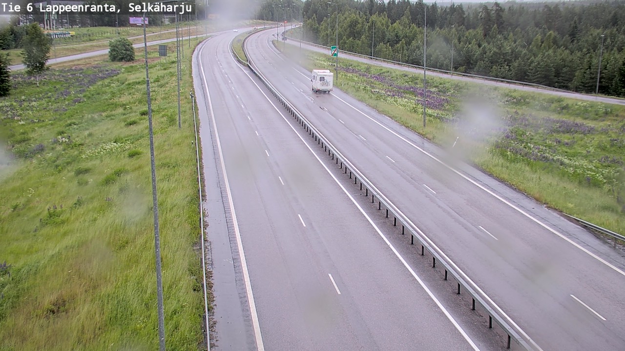 Weather Camera Image Road 6 Lappeenranta, Selkäharju, Lappeenranta, Etelä-Karjala