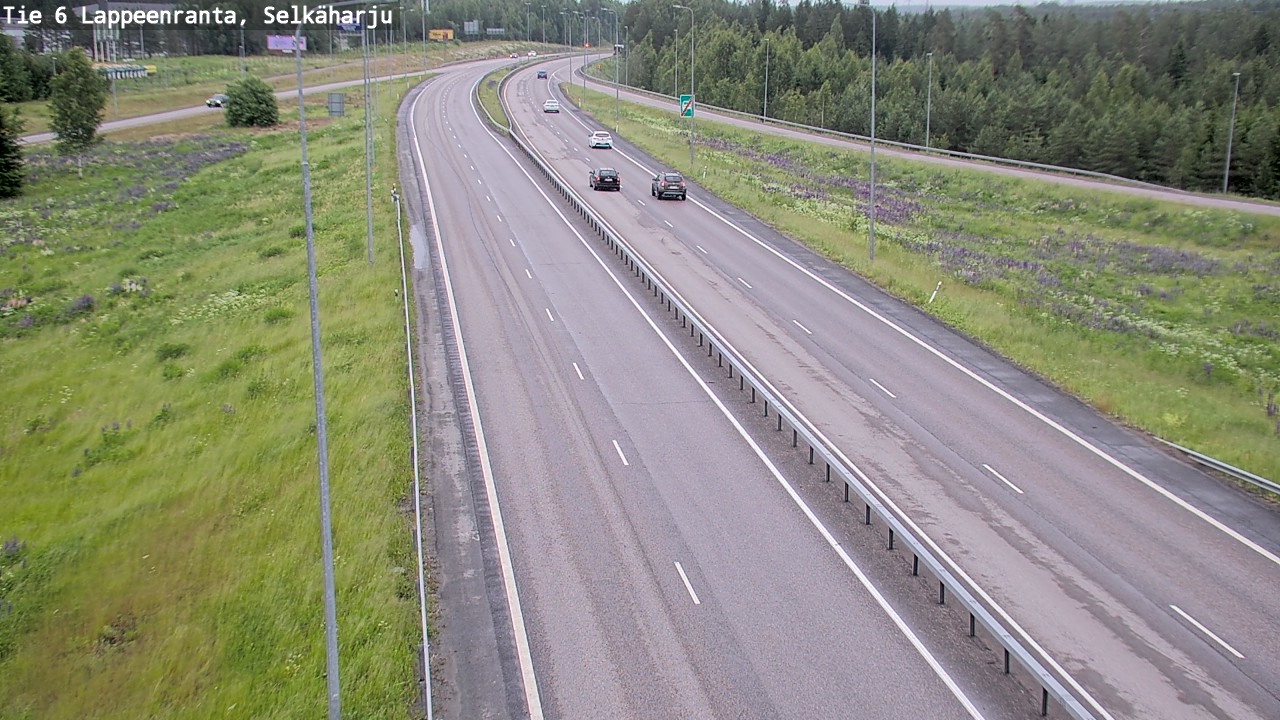 Weather Camera Image Road 6 Lappeenranta, Selkäharju, Lappeenranta, Etelä-Karjala