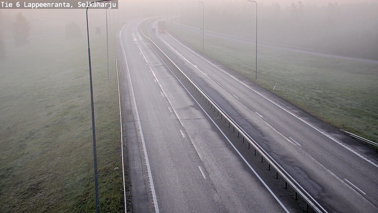 Weather Camera Image Road 6 Lappeenranta, Selkäharju, Lappeenranta, Etelä-Karjala