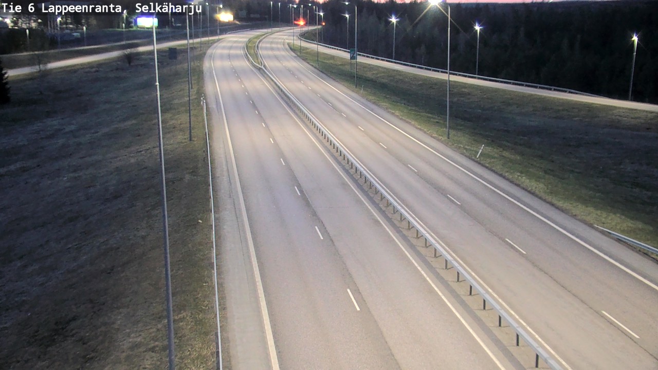 Weather Camera Image Road 6 Lappeenranta, Selkäharju, Lappeenranta, Etelä-Karjala