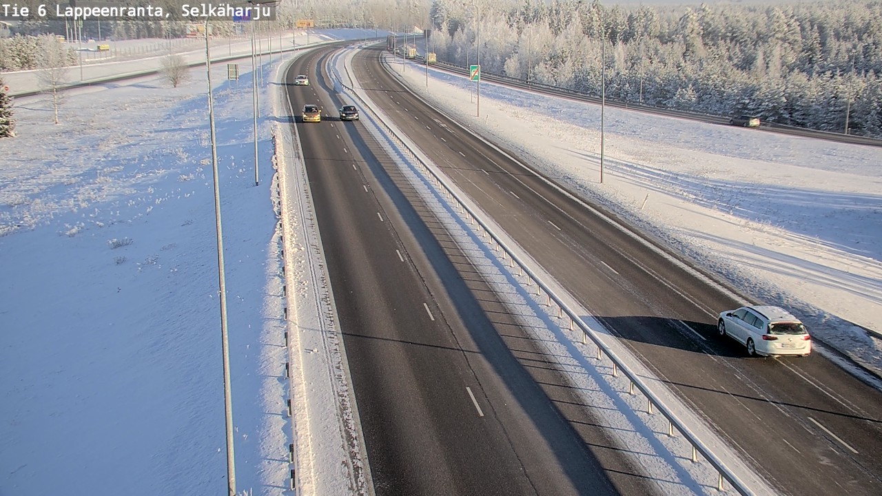 Weather Camera Image Road 6 Lappeenranta, Selkäharju, Lappeenranta, Etelä-Karjala