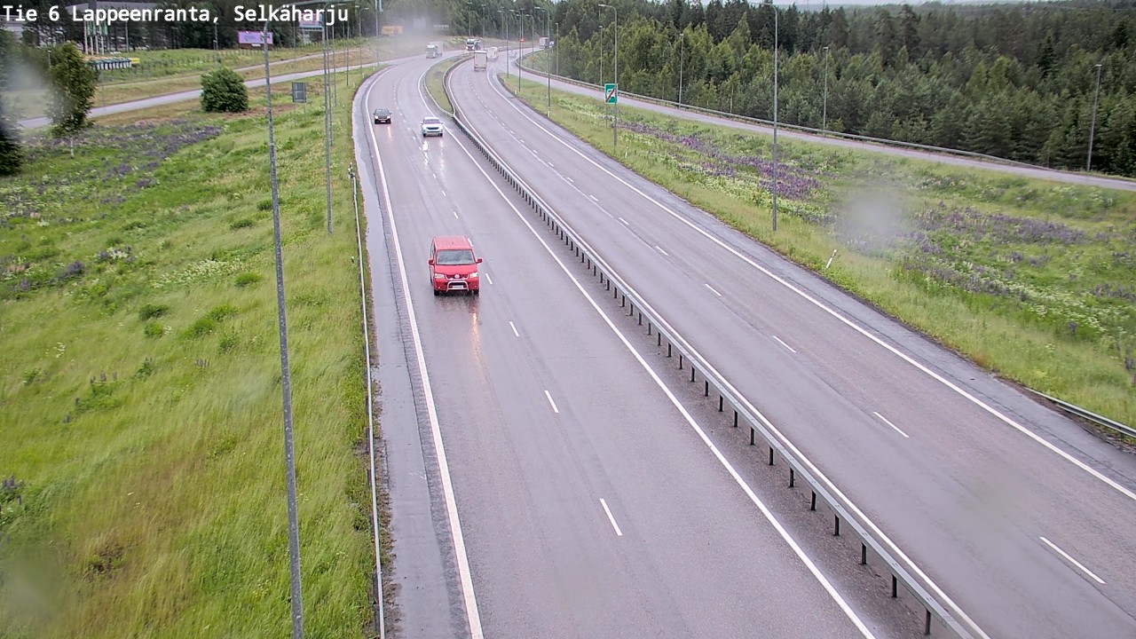 Weather Camera Image Road 6 Lappeenranta, Selkäharju, Lappeenranta, Etelä-Karjala