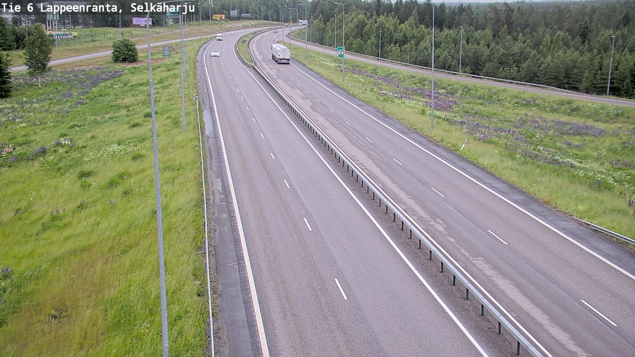 Weather Camera Image Road 6 Lappeenranta, Selkäharju, Lappeenranta, Etelä-Karjala