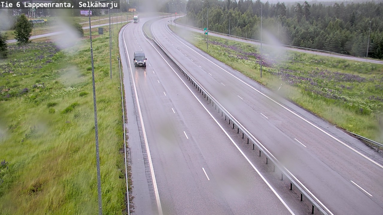 Weather Camera Image Road 6 Lappeenranta, Selkäharju, Lappeenranta, Etelä-Karjala
