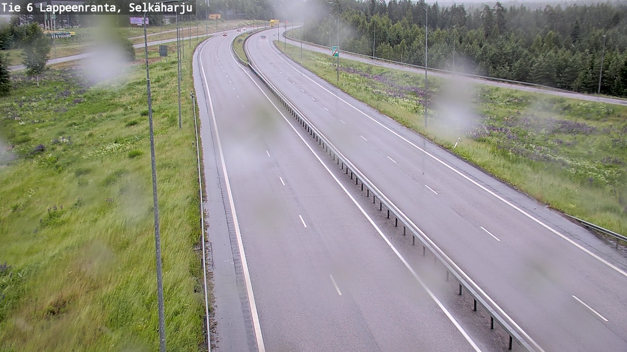 Weather Camera Image Road 6 Lappeenranta, Selkäharju, Lappeenranta, Etelä-Karjala
