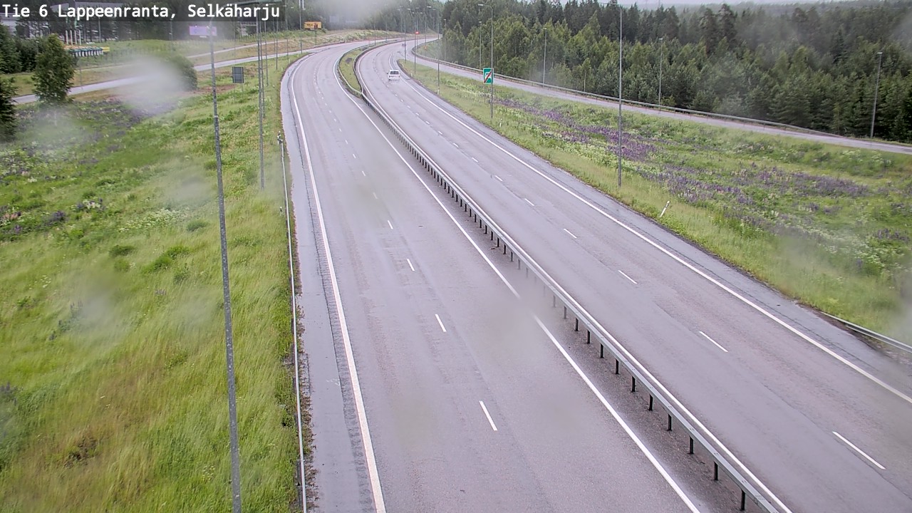 Weather Camera Image Road 6 Lappeenranta, Selkäharju, Lappeenranta, Etelä-Karjala