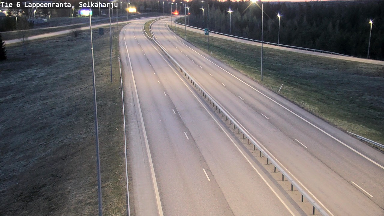 Weather Camera Image Road 6 Lappeenranta, Selkäharju, Lappeenranta, Etelä-Karjala