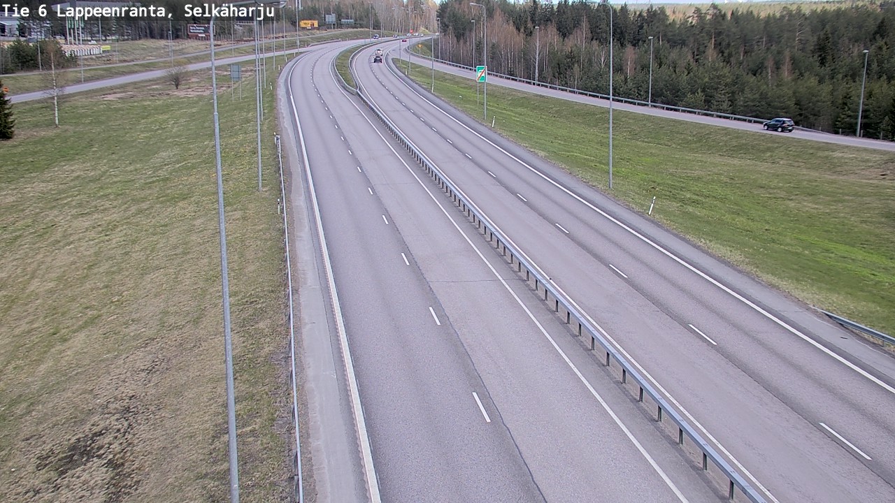 Weather Camera Image Road 6 Lappeenranta, Selkäharju, Lappeenranta, Etelä-Karjala