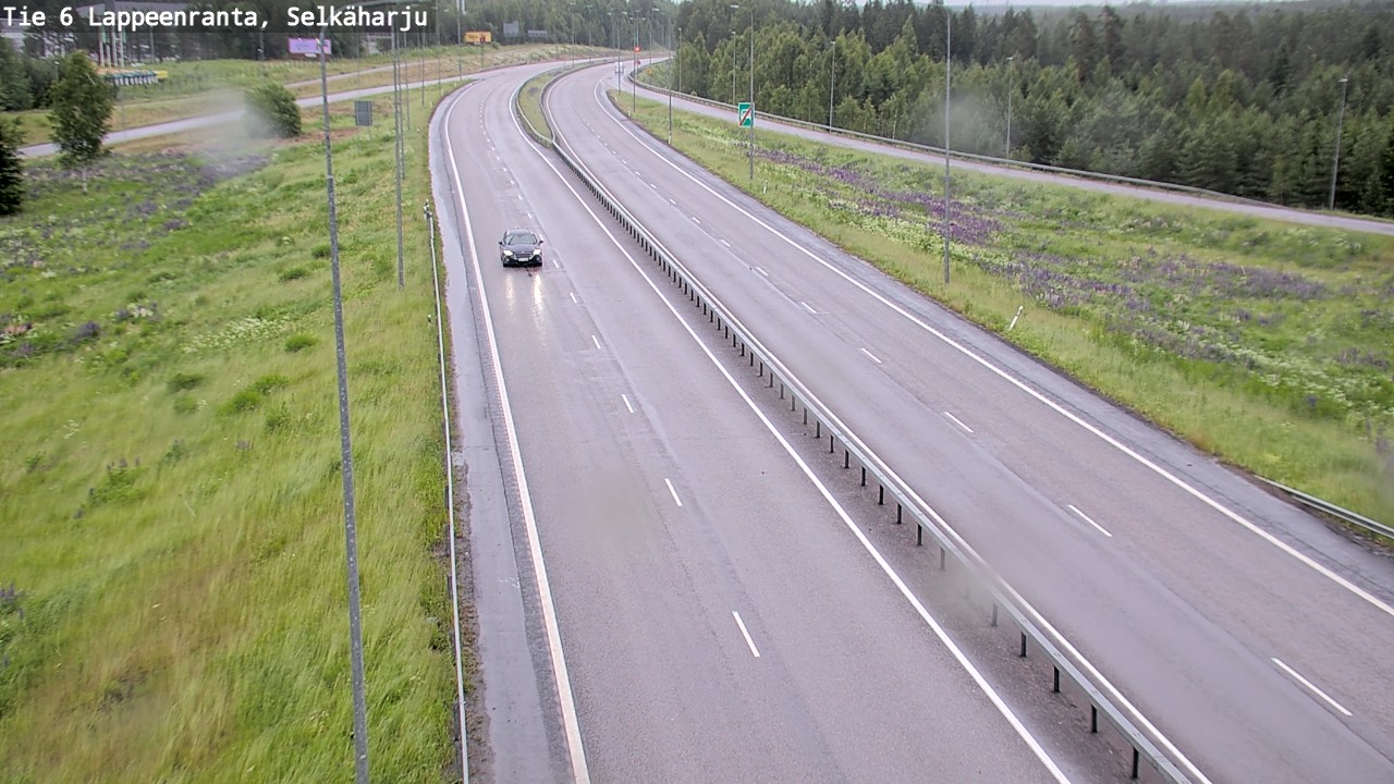 Weather Camera Image Road 6 Lappeenranta, Selkäharju, Lappeenranta, Etelä-Karjala