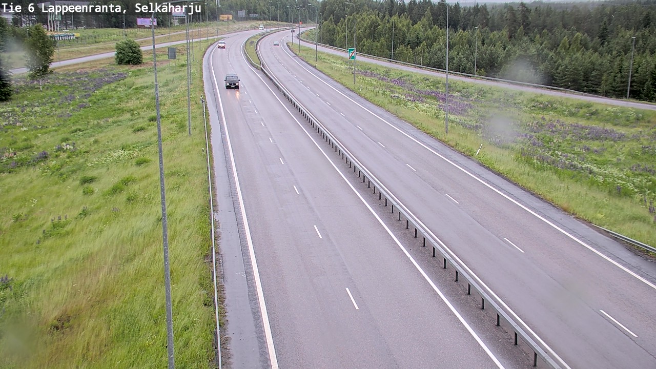 Weather Camera Image Road 6 Lappeenranta, Selkäharju, Lappeenranta, Etelä-Karjala