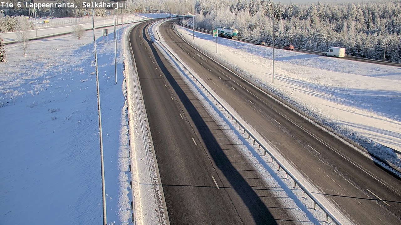 Weather Camera Image Road 6 Lappeenranta, Selkäharju, Lappeenranta, Etelä-Karjala