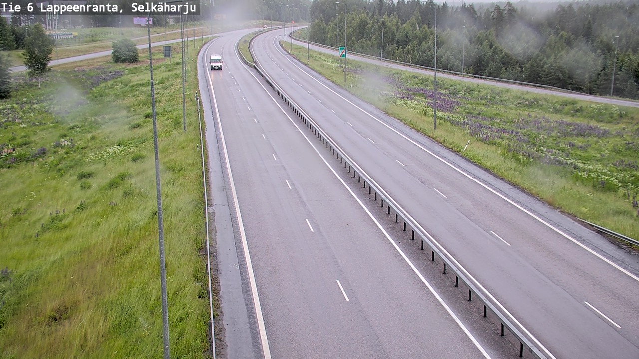 Weather Camera Image Road 6 Lappeenranta, Selkäharju, Lappeenranta, Etelä-Karjala