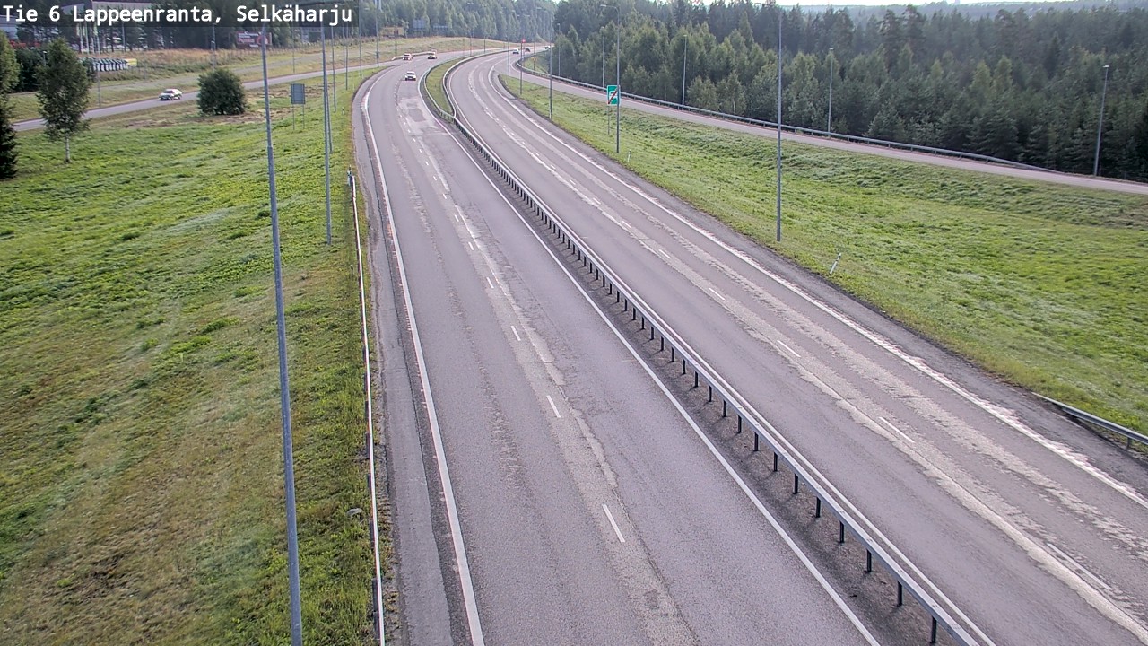 Weather Camera Image Road 6 Lappeenranta, Selkäharju, Lappeenranta, Etelä-Karjala