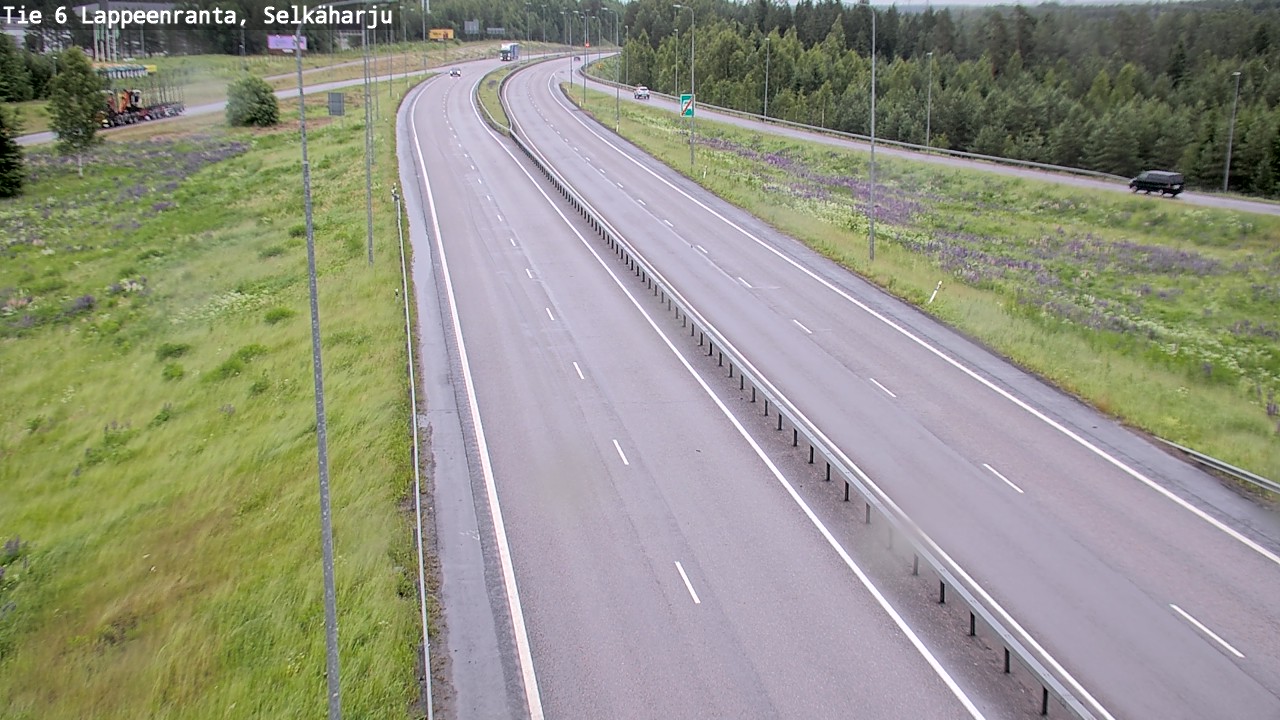 Weather Camera Image Road 6 Lappeenranta, Selkäharju, Lappeenranta, Etelä-Karjala