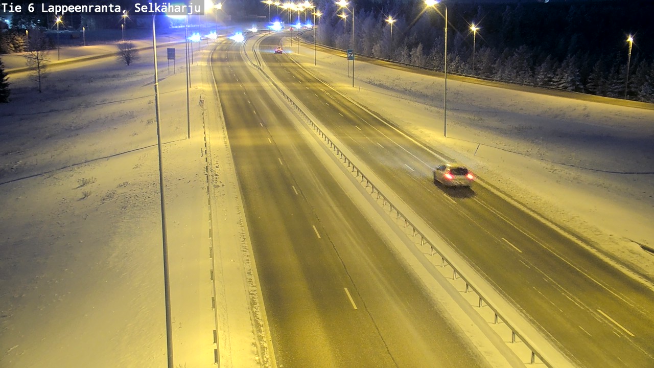 Weather Camera Image Road 6 Lappeenranta, Selkäharju, Lappeenranta, Etelä-Karjala