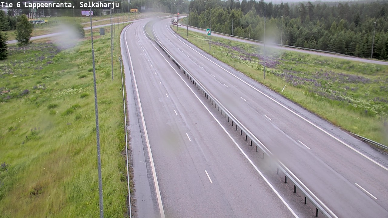 Weather Camera Image Road 6 Lappeenranta, Selkäharju, Lappeenranta, Etelä-Karjala