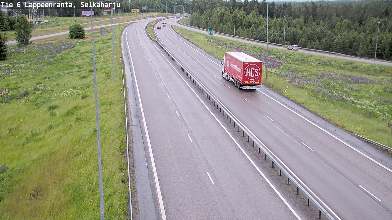 Weather Camera Image Road 6 Lappeenranta, Selkäharju, Lappeenranta, Etelä-Karjala
