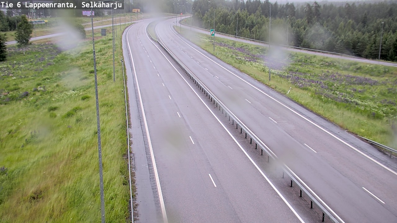 Weather Camera Image Road 6 Lappeenranta, Selkäharju, Lappeenranta, Etelä-Karjala
