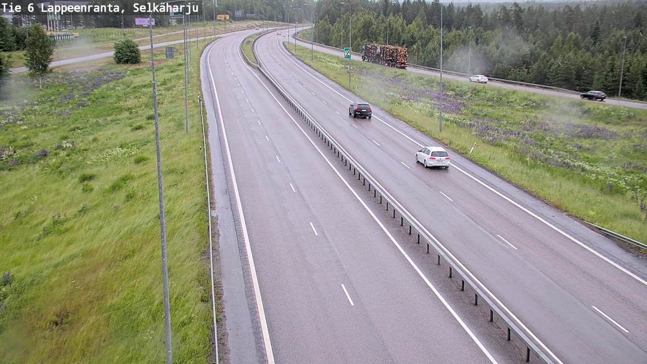 Weather Camera Image Road 6 Lappeenranta, Selkäharju, Lappeenranta, Etelä-Karjala