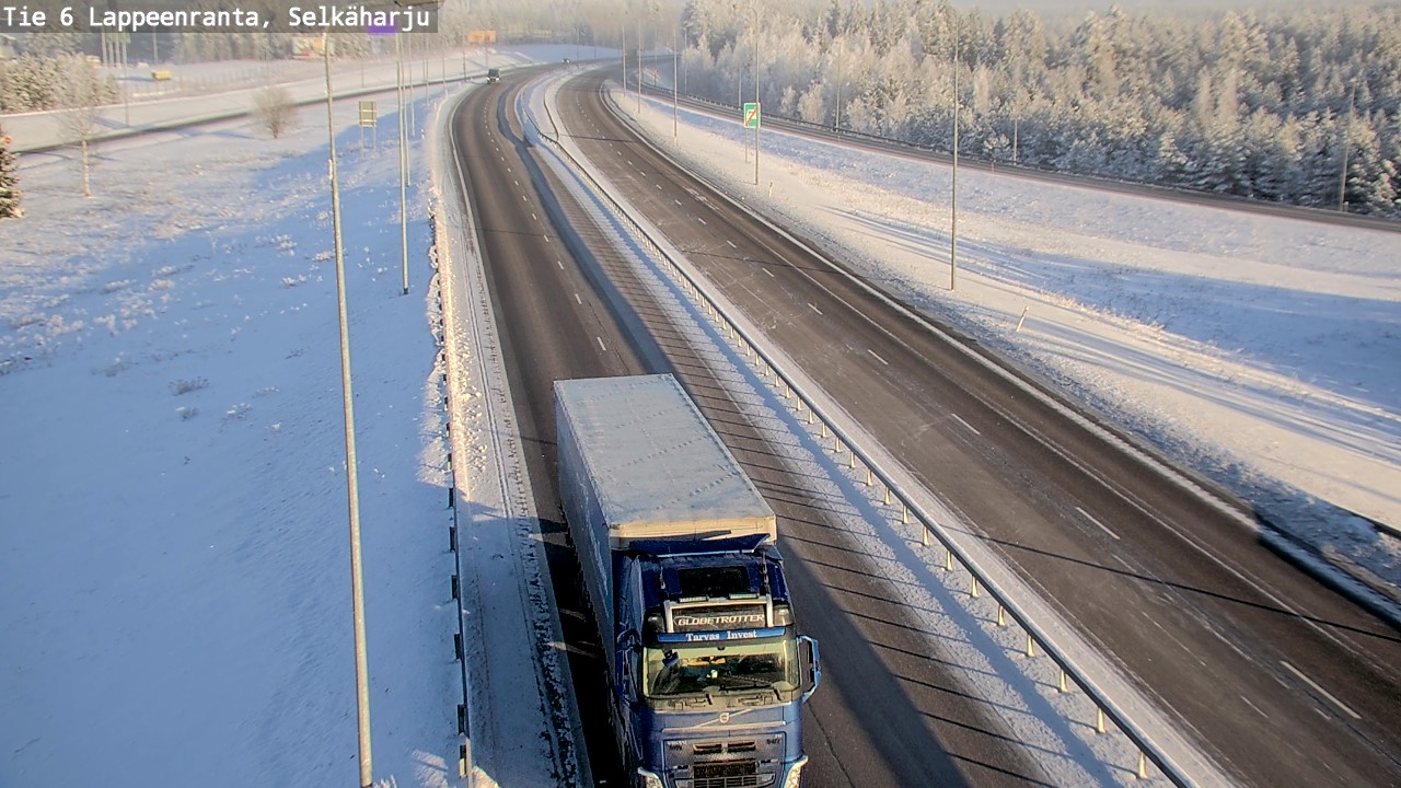 Weather Camera Image Road 6 Lappeenranta, Selkäharju, Lappeenranta, Etelä-Karjala